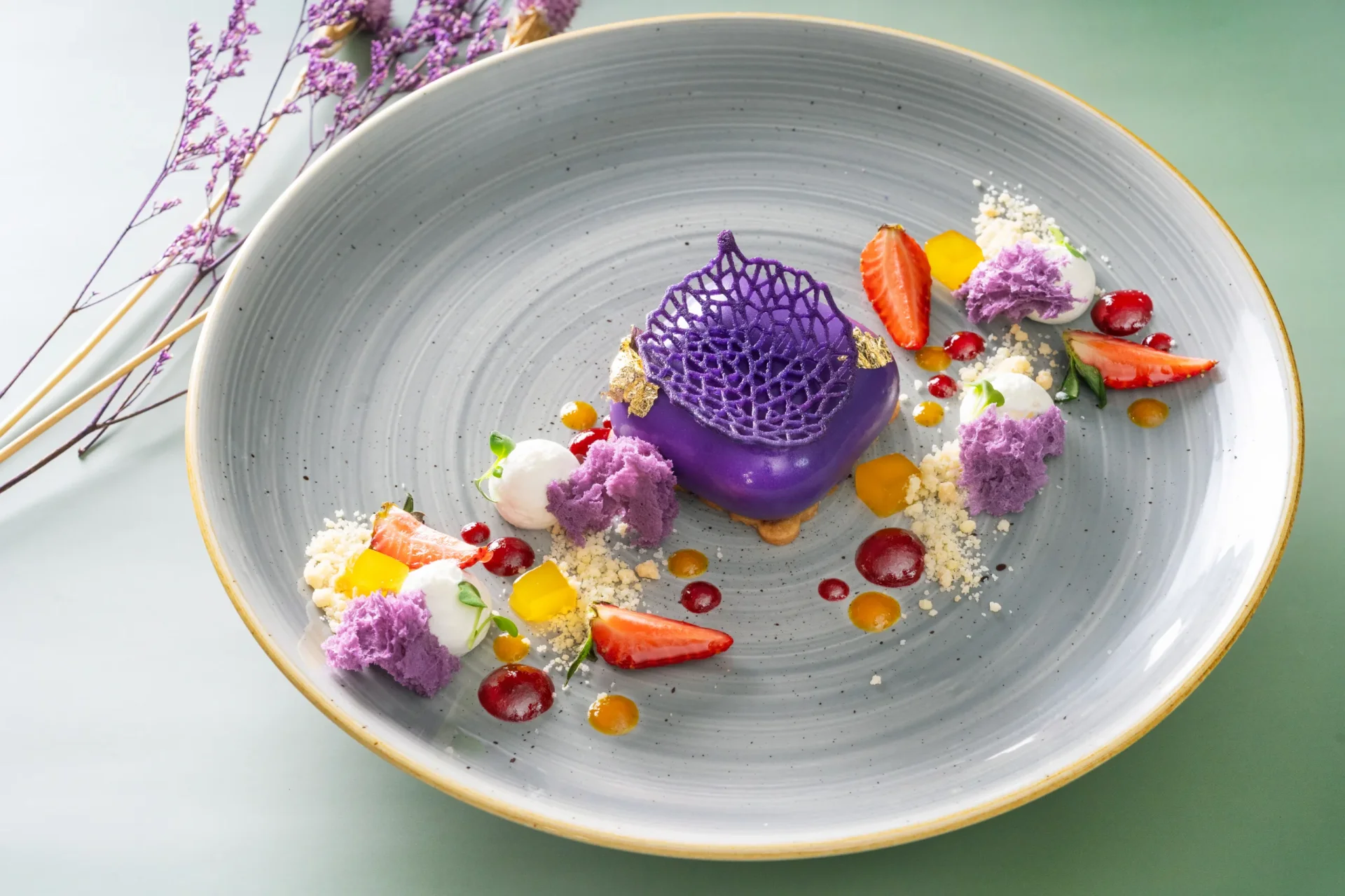 Ube Mousse Cake